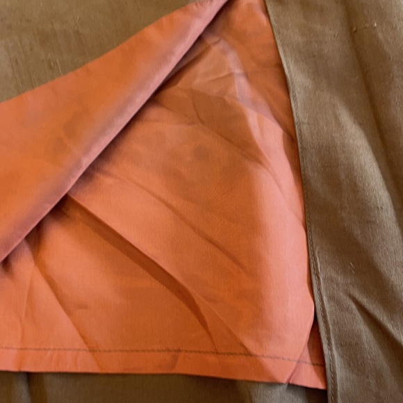 Women’s 100% Silk Skirt in Rust-Size 14 - Picture 3 of 6